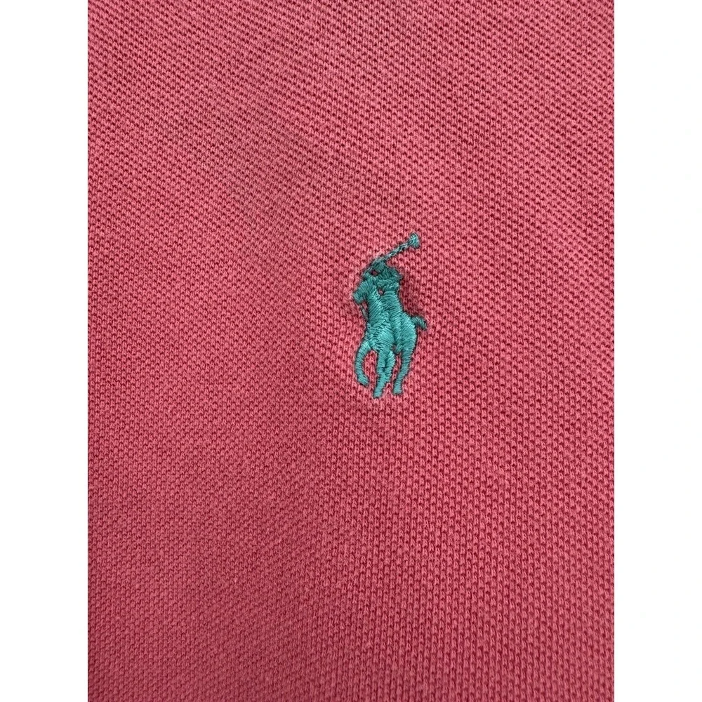 Polo‎ Ralph Lauren Men's Shirt Pink Red Short Sleeve Classic Fit Size XL